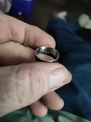 Genuine Handcrafted 1981 United States Quarter Coin Ring, Size 8.5 ….