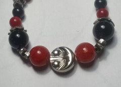 16′ Casual Daint,Magnetic Hematite Universal Sun/Moon Choker Necklace, Free Ship