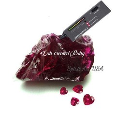 Large Round Ruby Necklace – Halo Circle 4 ct Red Ruby Pendant – White Gold