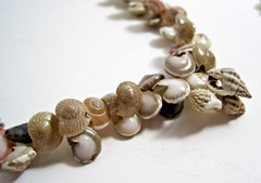 Natural Seashell 2 Necklace Lot Shells Beads Fun Nautical Jewelry Unique 15″ 16″