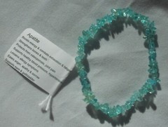 Natural Blue Apatite Chip & Nugget Bracelets by Healing Light Stones
