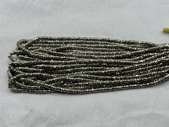 Golden Pyrite Beads Faceted Tyre 5mm AAA+ Natural Metallic Heishi Wheel Lot