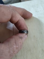 Genuine Handcrafted United States Quarter Coin Ring, Size 6.5