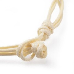 Handmade Printed Porcelain Round Beads Waxed Polyester Cord Bracelets.5~7mm wide