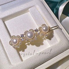 new beautiful pearl hairpin real pearl hair accessories headdress