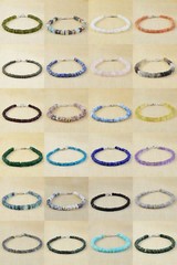 Natural Emerald citrine amethyst moonstone Pyrite Heishi Beads gemstone Bracelet