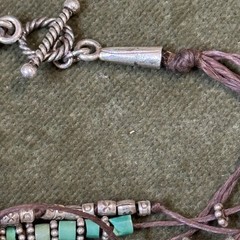 925 Sterling Silver Turquoise Multi-Strand Toggle Layered Bracelet