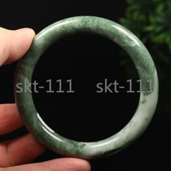 56-64mm Grade A 100% Natural Green Jade Bracelet Bangle Chinese Guizhou Jade