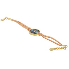 GlassOfVenice Rosetta Murano Glass Millefiori Bracelet – Multicolor Pink