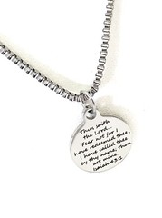 Christian Son Gift, We Are Redeemed Bible Verse, Isaiah 43 1 Charm