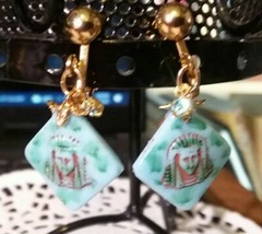 MaryBee Jewelry: Egyptian Revival ClipOn Earrings 07-07-2021
