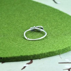 Size 8.25, vintage Sterling silver handmade ring, 925 hand stackable band