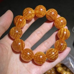 Authentic Blood Dragon Wood Buddha Bead Bracelet Meditation Mala Beads