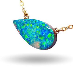 Desert Sky’ Rare Bright Australian Olympic Opal Pendant 6.3 carat L74