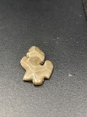 Michigan-Shaped Petoskey Stone (pendant) 1”