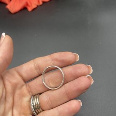 Stunning Unique Handmade 925 Sterling Silver Stackable Band Ring #B102