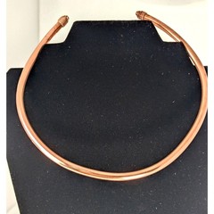 Copper neckwire cuff 3. Price is for one onlySmallor Large.round see description