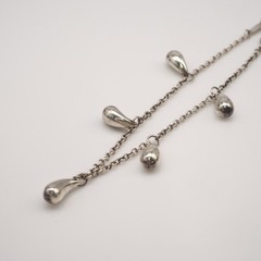 TIFFANY&Co. 5 Teardrop Bracelet SV925Necklace Silver Silver-