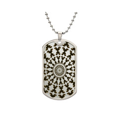 Graphic Dog Tag Pendant + Necklace – Expression Graphic Art