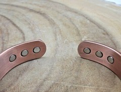 Pure Copper Magnetic Bracelet Arthritis Therapy Cuff Bangle Horse Western Cuff