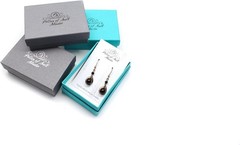 Artisan Solid Copper Earrings with Black Onyx Gemstone – Lightweight Design