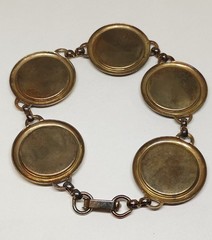 Vintage Coin Bracelet 8” Jefferson Nickel U.S. Money Jewelry