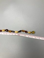 Amber Bead Baltic Sea Graduated Natural FOUR Color Necklace Handmade 44.5cm 8g
