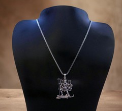Kali Maa Necklace Brass Pendant • Hinduism Goddess Jewelry • Spiritual Gift