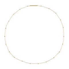 Ernstes Design Anchor Chain AK37 Stainless Steel Yellow Gold Length 15-23 5/8in