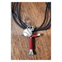 New Hand Made Horseshoe nail cross necklaces w/Dif Colors and Baseball Charms