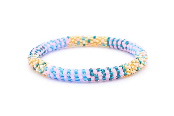 Nepal Glass Seed Bead Bracelet-TROPICAL PARADISE Bracelet
