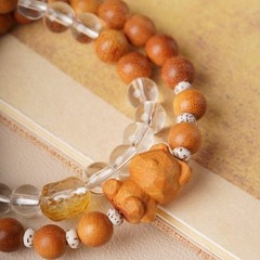 Barbie Sandalwood 0.8 Bracelet—Handmade Buddhist Prayer Beads Meditation Beads