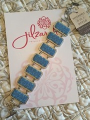 NEW JILZARA Handmade SQUARE Inlay Clay GYPSY SOUL REVERSIBLE TOGGLE Bracelet