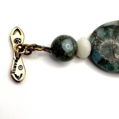 Studio Barse Turquoise Beaded Bracelet with Amazonite, Milky Quartz, and Pearls