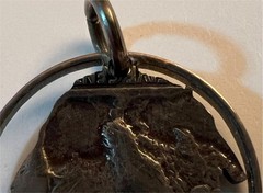 1937 Buffalo Nickel Coin Cut Out Pendant