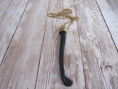 Otter Penis Bone Pendant Necklace Love Bone Baculum Animal Bone Jewelry