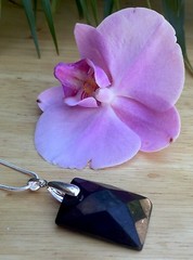 Shungite Pendant Shungite Rectangular Faceted Pendant With Chain Reiki Karelia.