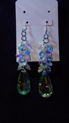 DANGLING CASCADE CRYSTAL EARRINGS, » NEW» 3″ LONG 😍😍😍💋💋💋💝💝💝😎👍