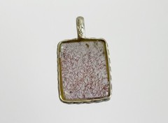 Genuine SUPER SEVEN 7 / MELODY Stone PENDANT ~Set in SS ~ COA ~28 Cts ~ LAST ONE