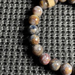8mm Rainbow Pietersite Gemstone Bracelet Oil Paint Stone Chakra Mala Reiki Gift