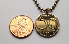 Austria coin pendant Habsburg shield Vienna Salzburg Graz Innsbruck Wels n000237