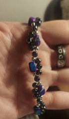 Imperial Jasper and Hematite Beaded Bracelet with magnetic clasp