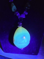 Genuine Amber Jasper Artisan Necklace 14-16″ Boho Statement Pendant