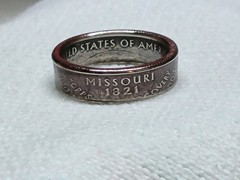 MISSOURI – Size 9 State Quarter Coin Ring