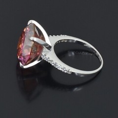 RARE 6Ct Certified Pink Diamond Solitaire Ring- Great Shine! Free Tariffs.