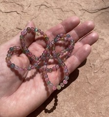 100 Ct Pastel Color Real Tourmaline Stretch Necklace Bracelet or Jewelry Making