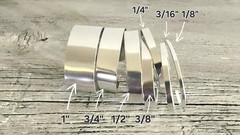 1/4 x 6″ (10) 14gS Aluminum Cuff 14 Gauge SOFT Pure Aluminum Stamping Blank