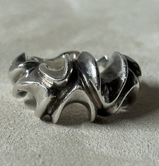 VTG Sterling Silver Handmade Modern Ring 6.75” 13.83 Grams