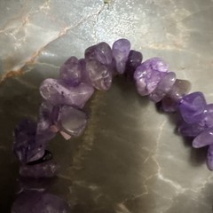 Amethyst Chunk Bracelet