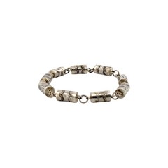 Rosita Nastacio, Vintage, Bracelet, Sterling Silver, Navajo, 8 1/2″